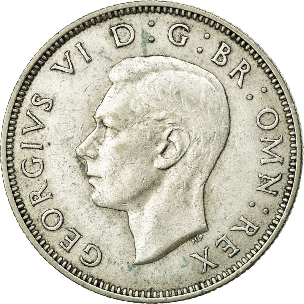 Monnaie, Grande-Bretagne, George VI, Florin, Two Shillings, 1941, TTB, Argent