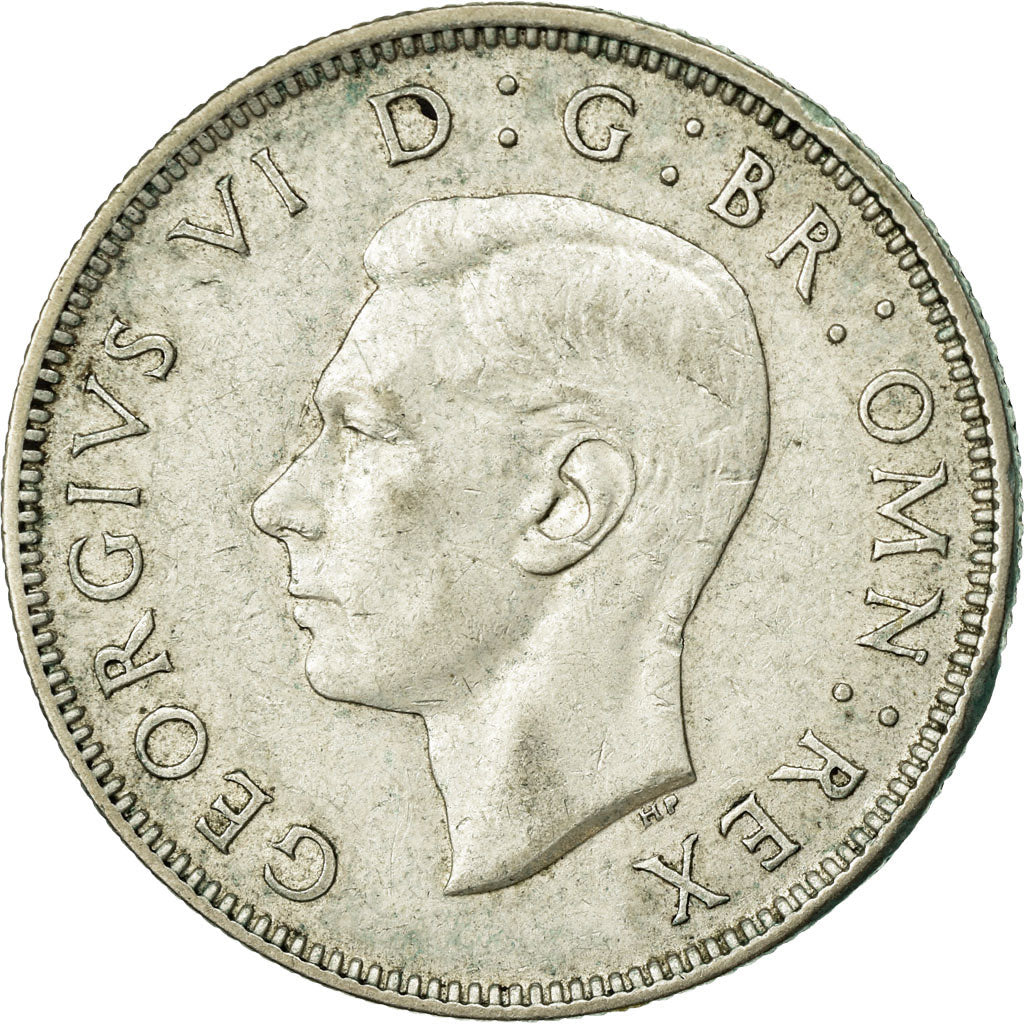 Coin, Great Britain, George VI, Florin, Two Shillings, 1942, EF(40-45), Silver