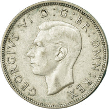 Coin, Great Britain, George VI, Florin, Two Shillings, 1942, EF(40-45), Silver