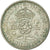 Munten, Groot Bretagne, George VI, Florin, Two Shillings, 1945, ZF, Zilver