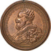 Francja, Medal, Henryk II, Historia, MS(60-62), Bronze