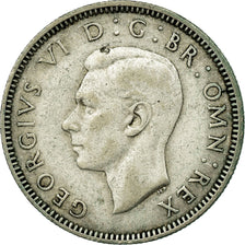 Coin, Great Britain, George VI, Shilling, 1942, EF(40-45), Silver, KM:854