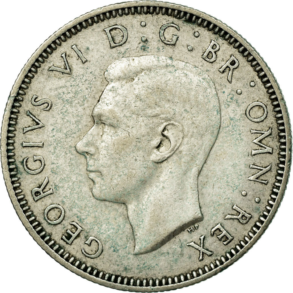Coin, Great Britain, George VI, Shilling, 1943, EF(40-45), Silver, KM:853