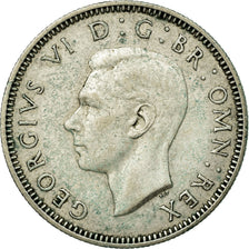 Coin, Great Britain, George VI, Shilling, 1943, EF(40-45), Silver, KM:853