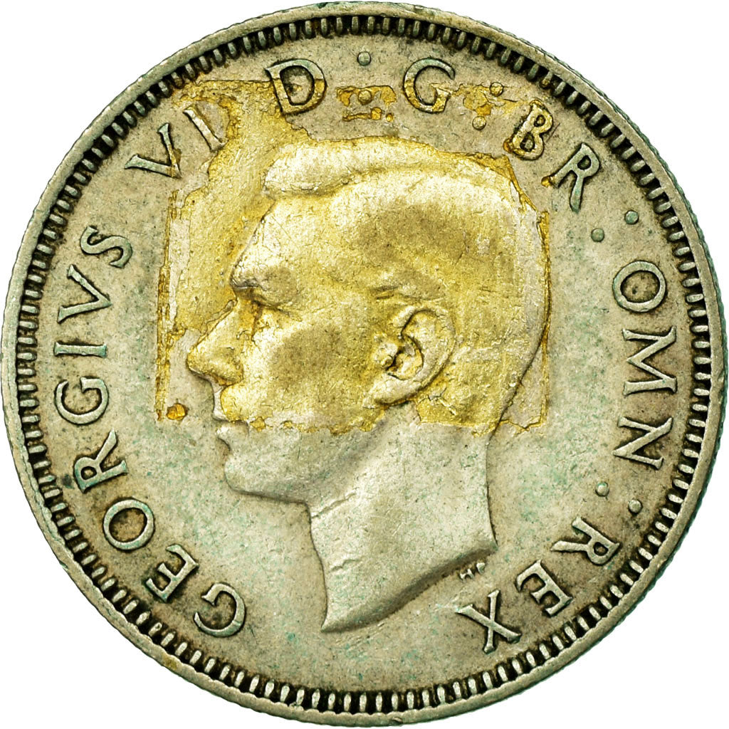 Coin, Great Britain, George VI, Shilling, 1944, EF(40-45), Silver, KM:854