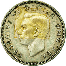 Coin, Great Britain, George VI, Shilling, 1944, EF(40-45), Silver, KM:854