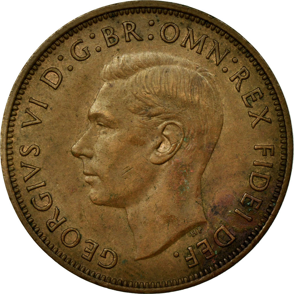 Coin, Great Britain, George VI, Penny, 1951, EF(40-45), Bronze, KM:869