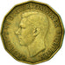 Monnaie, Grande-Bretagne, George VI, 3 Pence, 1949, TTB, Nickel-brass, KM:873