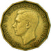 Coin, Great Britain, George VI, 3 Pence, 1950, EF(40-45), Nickel-brass, KM:873