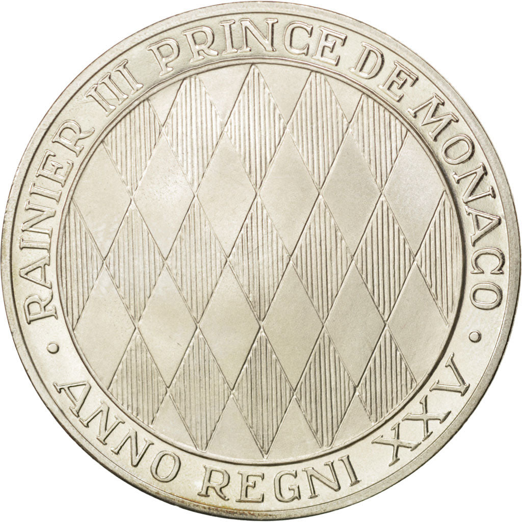 Monaco, Politics, Society, War, Medal, MS(65-70), Silver, 38, 26.30