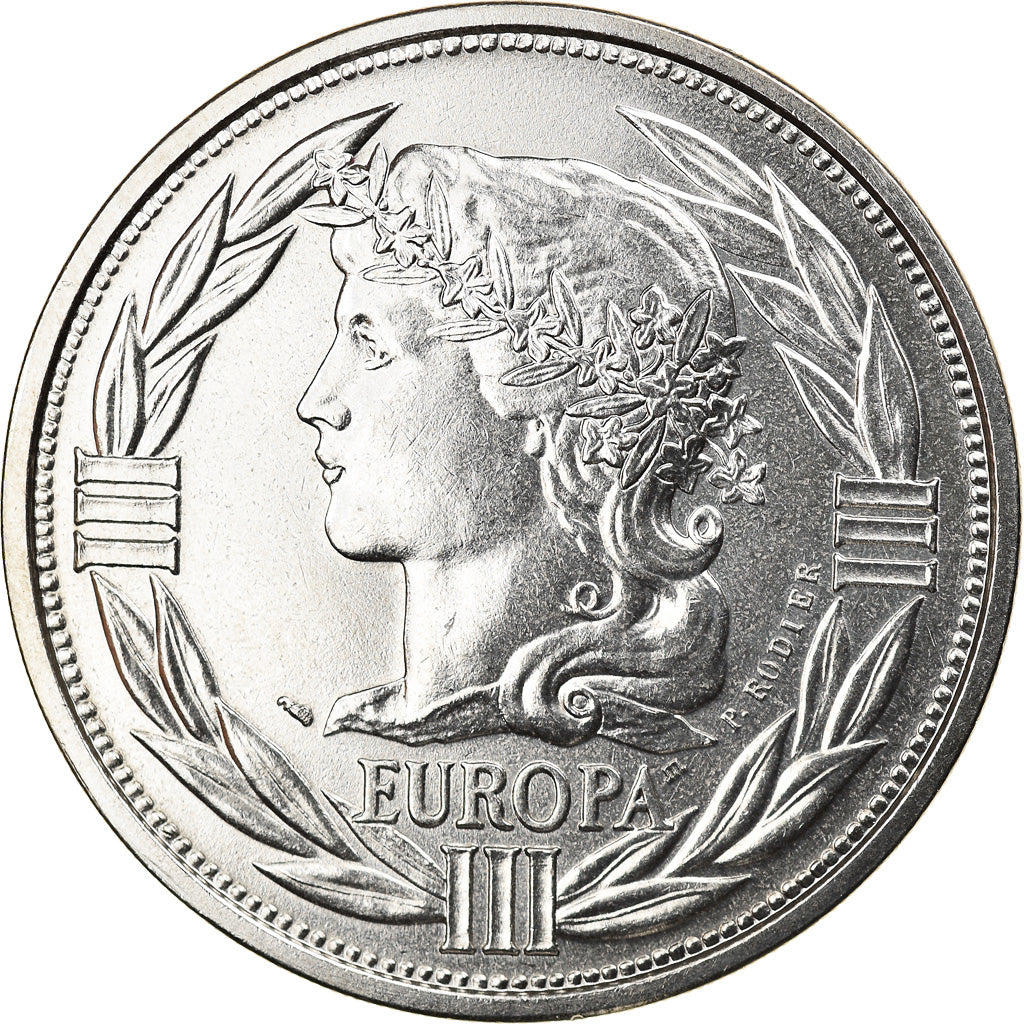 France, Médaille, Ecu Europa, Marianne, Politics, Society, War, 1992, Rodier