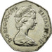 Coin, Great Britain, Elizabeth II, 50 New Pence, 1979, AU(55-58), Copper-nickel