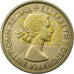 Coin, Great Britain, Elizabeth II, 1/2 Crown, 1953, EF(40-45), Copper-nickel