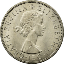 Monnaie, Grande-Bretagne, Elizabeth II, 1/2 Crown, 1965, TTB, Copper-nickel