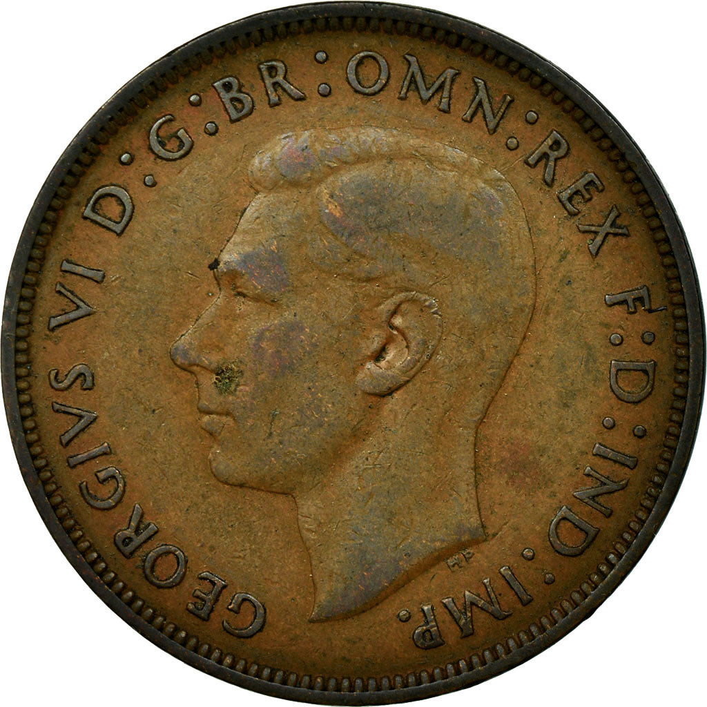 Moneta, Gran Bretagna, Edward VIII, Penny, 1937, MB+, Bronzo, KM:Pn124