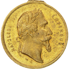 FRANCE, History, Second French Empire, Medal, AU(55-58), Brass, 0.89