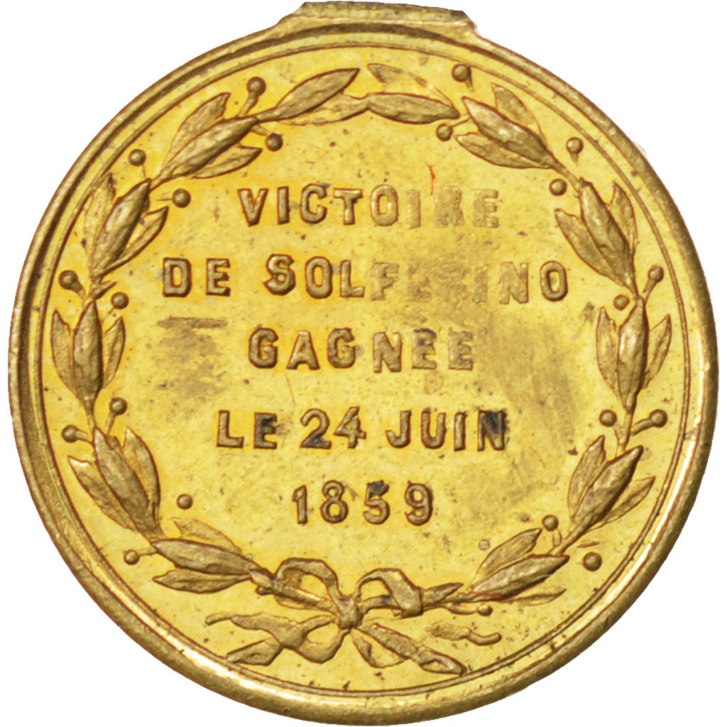 FRANCE, History, Second French Empire, Medal, AU(55-58), Brass, 0.89