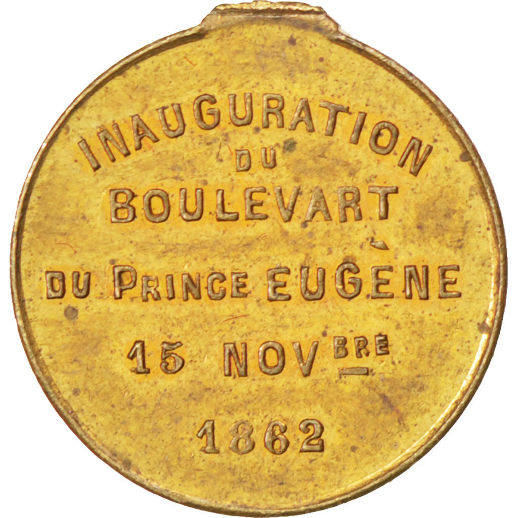 Second Empire, Inauguration du boulevard du Prince Eugène, Médaille