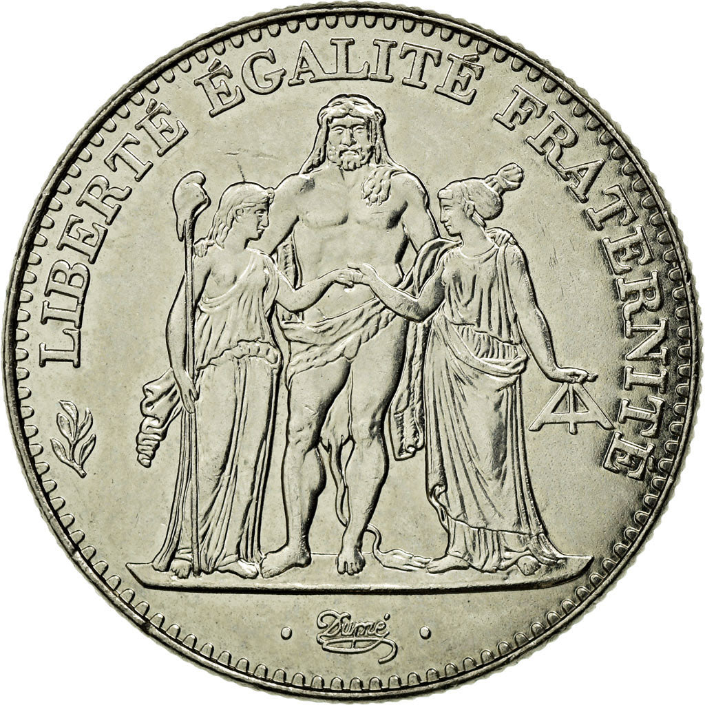 Coin, France, Hercule, 5 Francs, 1996, Paris, AU(55-58), Nickel, KM:1155