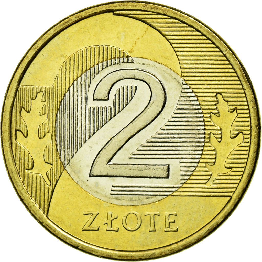 Coin, Poland, 2 Zlote, 2010, Warsaw, AU(55-58), Bi-Metallic, KM:283