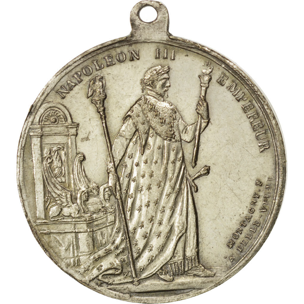 Frankrijk, Medal, Second French Empire, Politics, Society, War, PR, Koper