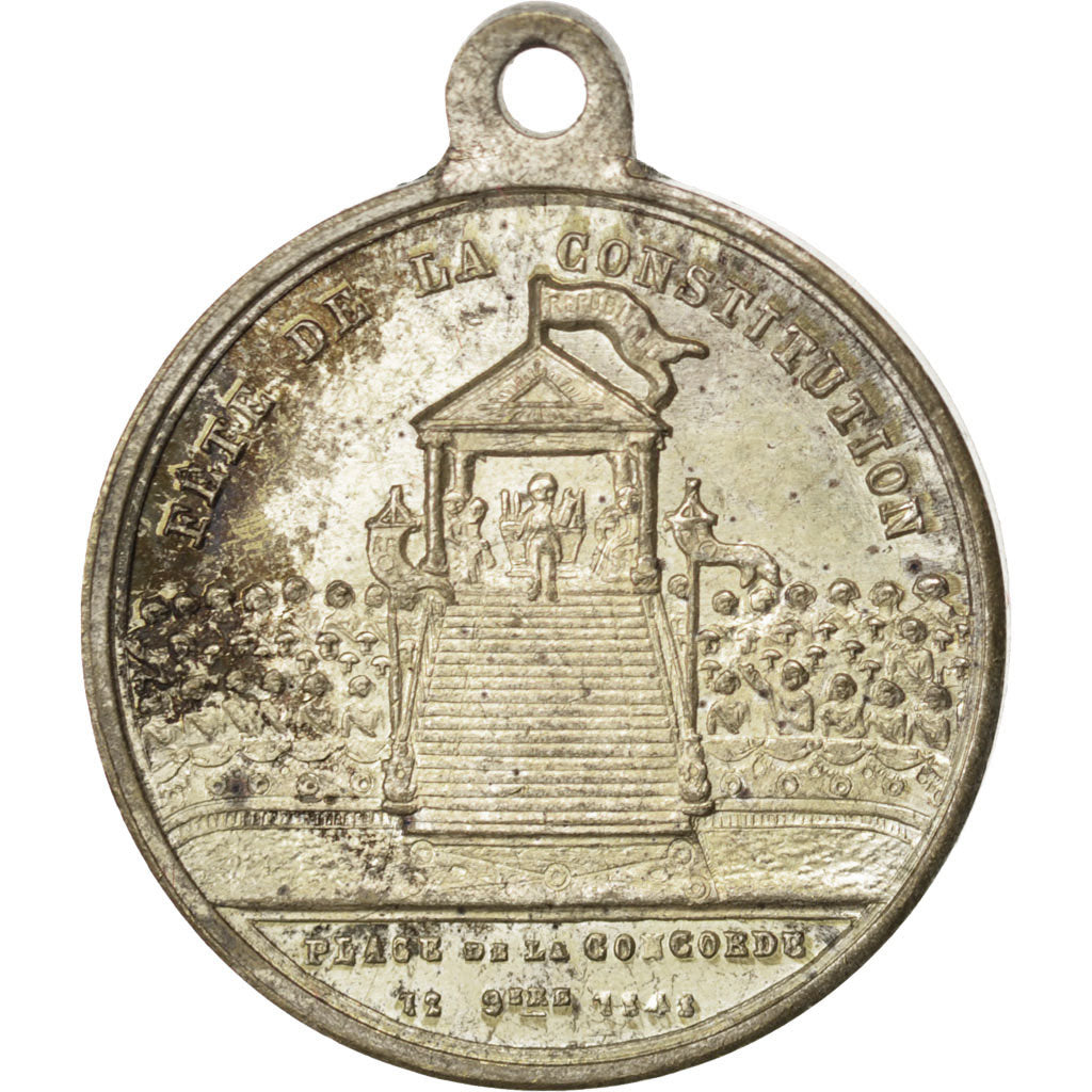 Frankrijk, Medal, French Second Republic, Politics, Society, War, PR, Koper