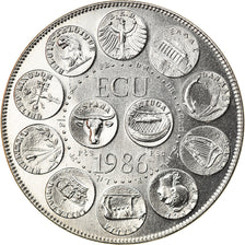 France, Médaille, Ecu Europa, Marianne, Politics, Society, War, 1986, Rodier