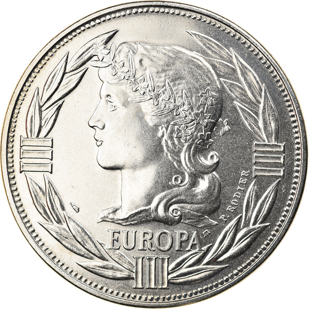France, Médaille, Ecu Europa, Marianne, Politics, Society, War, 1986, Rodier