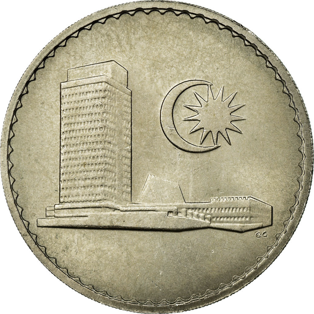 Coin, Malaysia, 50 Sen, 1967, AU(55-58), Copper-nickel, KM:5.1