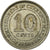 Moneta, MALEZJA, 10 Cents, 1950, EF(40-45), Miedź-Nikiel, KM:8