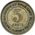 Munten, MALAYA, 5 Cents, 1948, ZF, Copper-nickel, KM:7