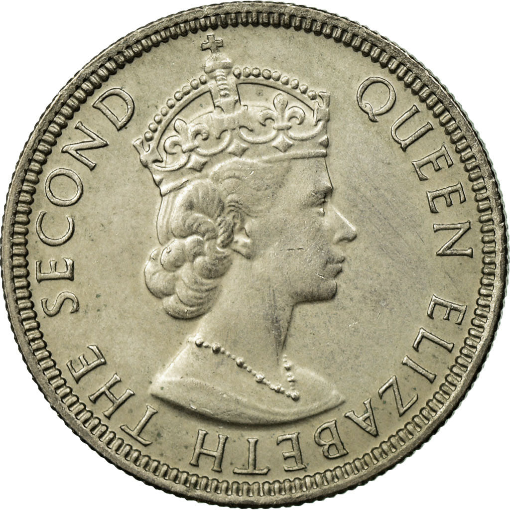 Monnaie, Mauritius, Elizabeth II, 1/4 Rupee, 1971, SUP, Copper-nickel, KM:36