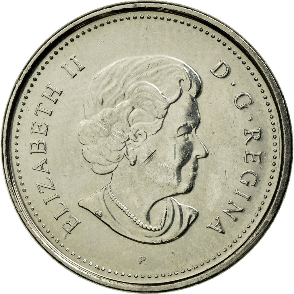 Moneta, Canada, Elizabeth II, 5 Cents, 2003, Royal Canadian Mint, BB