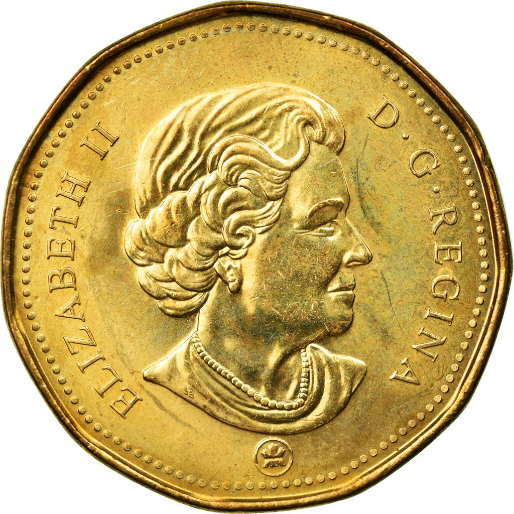 Coin, Canada, Elizabeth II, Dollar, 2007, Royal Canadian Mint, Winnipeg