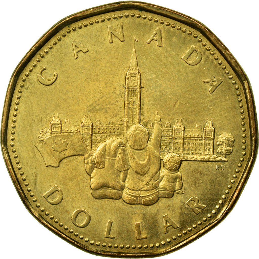 Coin, Canada, Elizabeth II, Dollar, 1992, Royal Canadian Mint, Ottawa