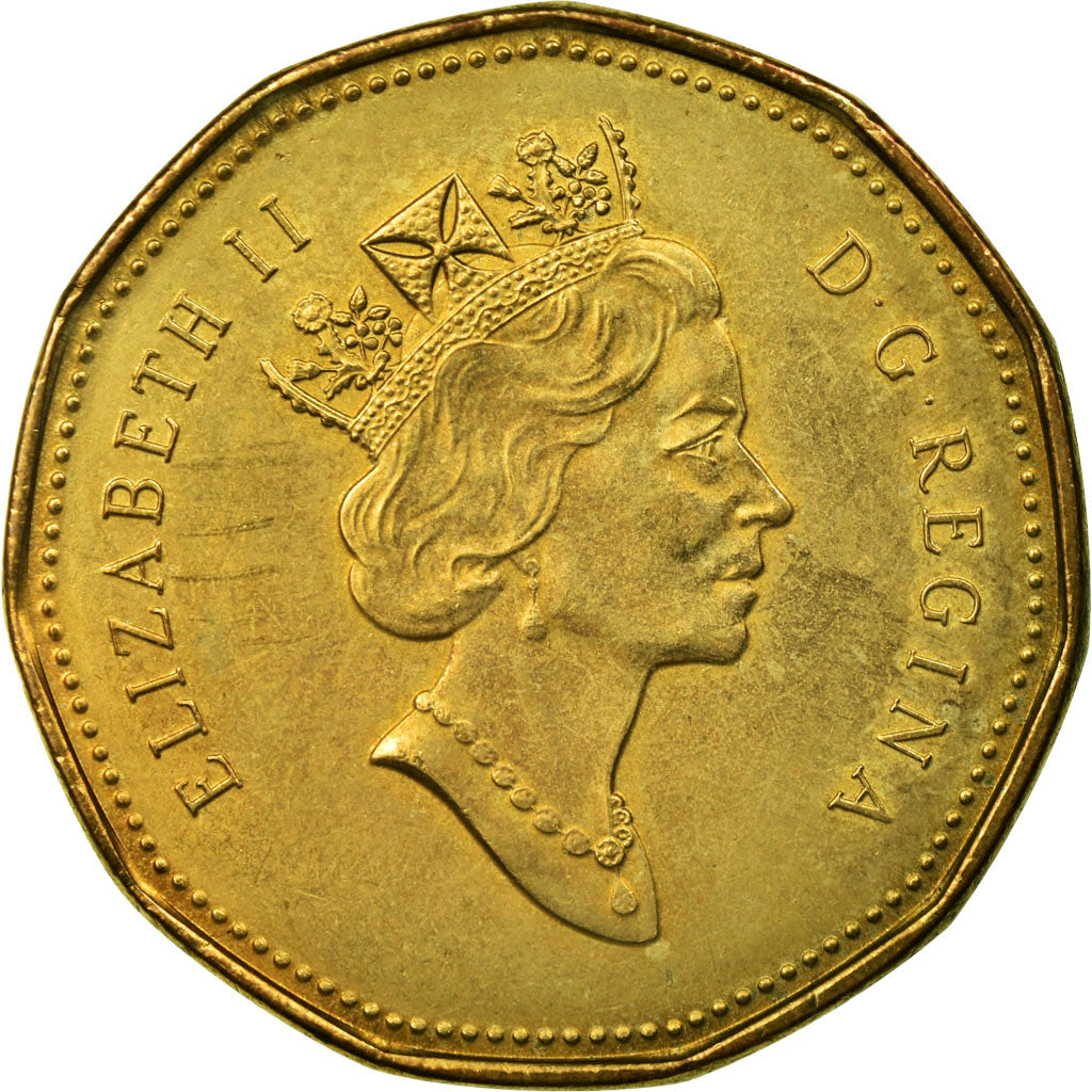 Moeda, Canadá, Elizabeth II, Dollar, 1995, Royal Canadian Mint, Ottawa