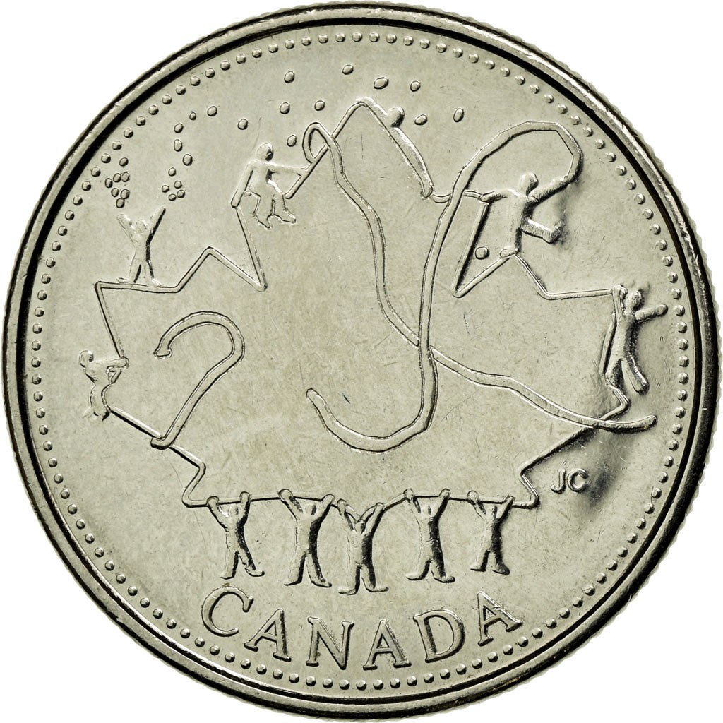Coin, Canada, Elizabeth II, 25 Cents, 2002, Royal Canadian Mint, EF(40-45)
