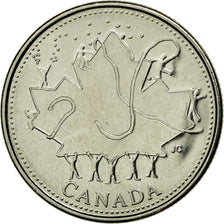 Coin, Canada, Elizabeth II, 25 Cents, 2002, Royal Canadian Mint, EF(40-45)