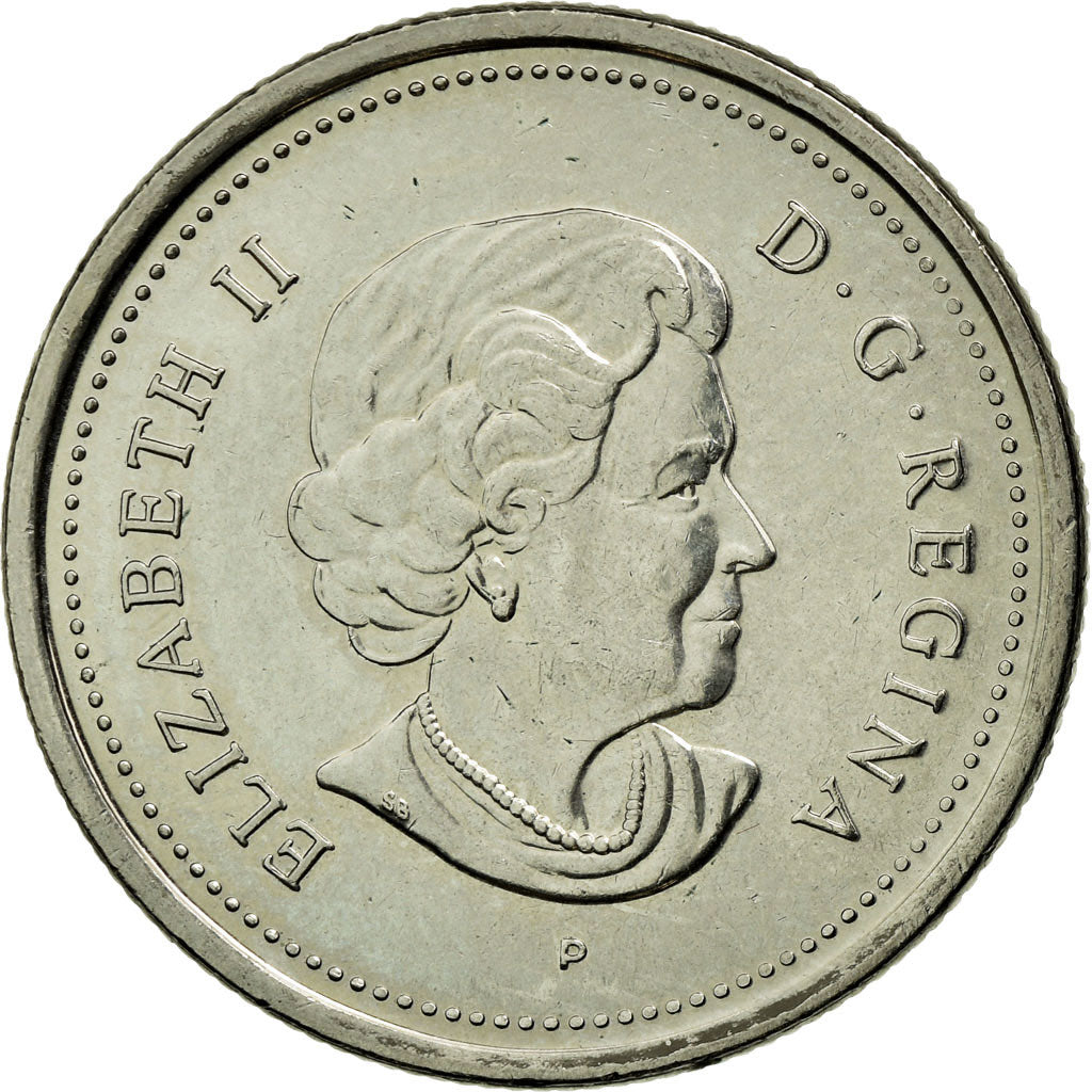 Coin, Canada, Elizabeth II, 25 Cents, 2005, Royal Canadian Mint, EF(40-45)