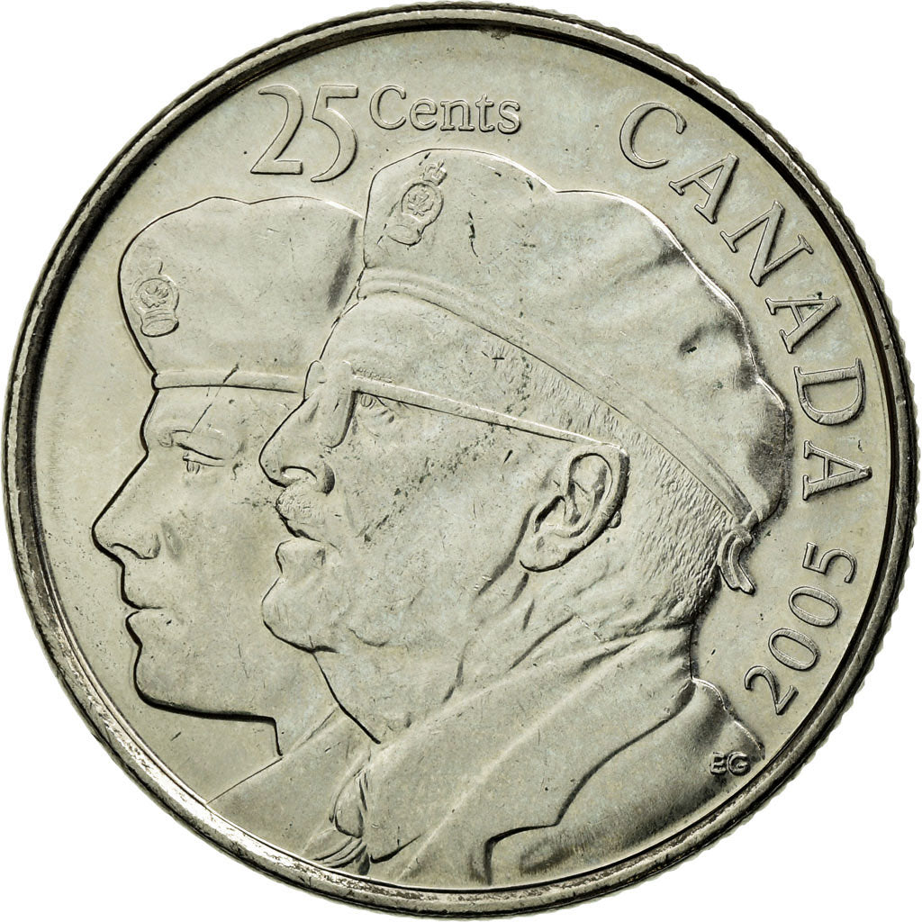 Coin, Canada, Elizabeth II, 25 Cents, 2005, Royal Canadian Mint, EF(40-45)