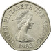 Coin, Jersey, Elizabeth II, 50 Pence, 1983, AU(55-58), Copper-nickel, KM:58.1