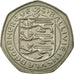 Coin, Guernsey, Elizabeth II, 50 New Pence, 1969, EF(40-45), Copper-nickel