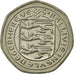 Monnaie, Guernsey, Elizabeth II, 20 Pence, 1982, TTB, Copper-nickel, KM:38