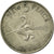 Moeda, Guernesey, Elizabeth II, 5 New Pence, 1968, EF(40-45), Cobre-níquel