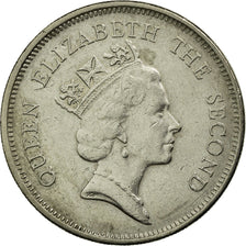 Coin, Hong Kong, Elizabeth II, Dollar, 1991, EF(40-45), Copper-nickel, KM:63