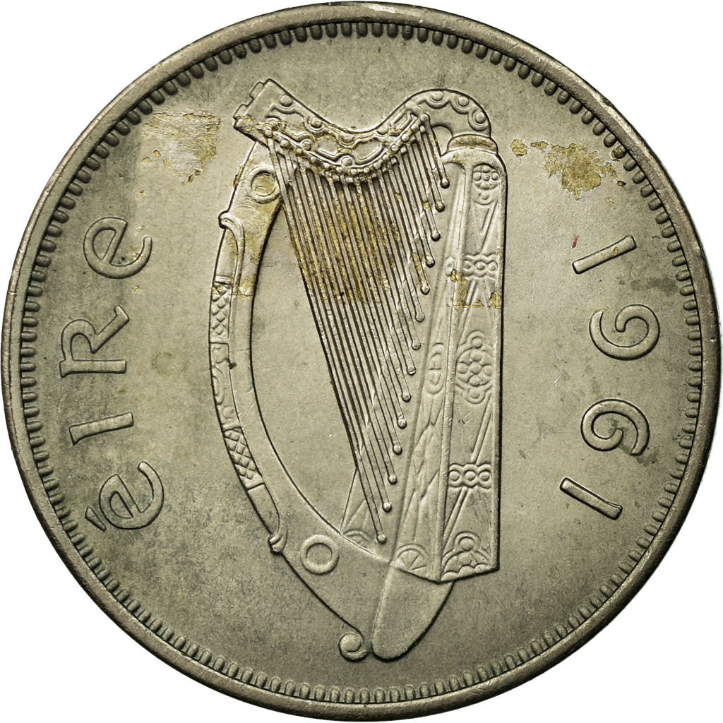 Coin, IRELAND REPUBLIC, 6 Pence, 1961, EF(40-45), Copper-nickel, KM:13a