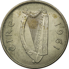 Coin, IRELAND REPUBLIC, 6 Pence, 1961, EF(40-45), Copper-nickel, KM:13a