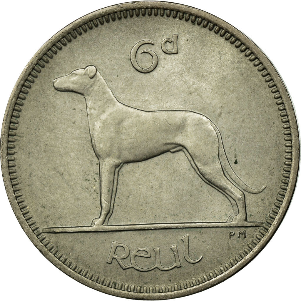 Coin, IRELAND REPUBLIC, 6 Pence, 1961, EF(40-45), Copper-nickel, KM:13a