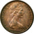 Moneta, Nowa Zelandia, Elizabeth II, Cent, 1967, VF(30-35), Bronze, KM:31.1