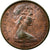 Moneta, Nowa Zelandia, Elizabeth II, 2 Cents, 1967, VF(30-35), Bronze, KM:32.1